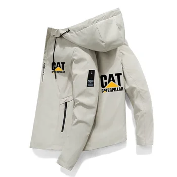 Куртка-бомбер CATERPILLAR 2022, мужская ветрозащитная куртка на молнии, Весенне-осенняя Повседневная рабочая куртка, Модная спортивная куртка