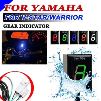 Для YAMAHA V-Star V Star warrior 2002-2010 2011 2012 Специальные Аксессуары для мотоциклов Светодиодный Индикатор 1-6 Передач Измеритель скорости