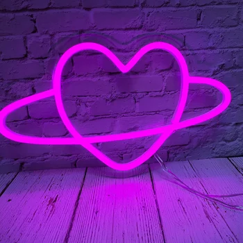 Изготовленная на заказ Водонепроницаемая Свадебная Неоновая Вывеска Flex Love Circle Ручной работы Love Neon Для магазина, логотипа, декора стен в игровом зале Ночного клуба