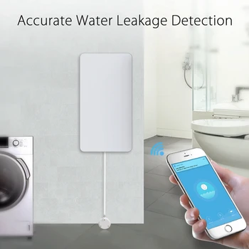 Smart Life WIFI Сигнализация утечки воды Независимый датчик переполнения, система охранной сигнализации Wifi Детектор предупреждения об утечке воды