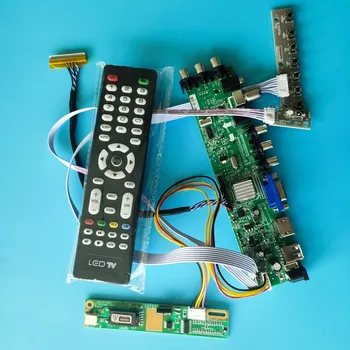 Комплект для LTN141W1-L08/LTN141W1-L09 пульт дистанционного управления DVB-T 1280X800 Цифровая панель HDMI Плата контроллера TV VGA USB AV 1 CCFL LCD 30pin 14,1 