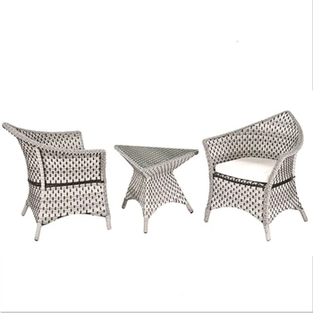 Современный стиль, всепогодное плетеное кресло из ротанга, журнальный стул, стол, сад, патио, уличная мебель