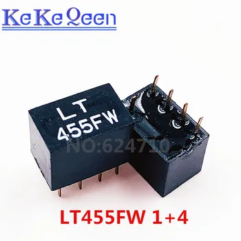 10шт LT455FW LT 455FW 455FW 455FF 1 +4 5Pin DIP-5 керамический фильтр 455 кГц для реле сигнала связи