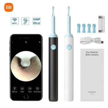 Xiaomi Wireless WiFi Ear Pick С камерой, ушной эндоскоп, Люминесцентный инструмент для удаления ушей для чистки и удаления накипи, средства личной гигиены