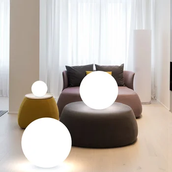 красочный торшер гостиная спальня светодиодные круглые светильники наружное украшение дистанционная зарядка современная настольная лампа торшеры