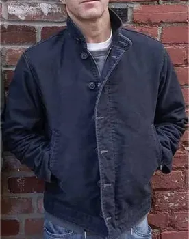 Тревога о пропавшем человеке 2023 Скотт Каан (Джейсон Грант) Черная хлопчатобумажная куртка