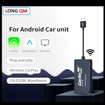 Горячая продажа CarlinKit USB Проводной/беспроводной CarPlay Автомобильный мультимедийный плеер Bluetooth Зарядное устройство Автоматическое подключение Проводной Android автоматический ключ