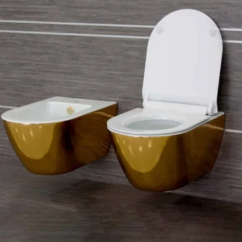 цвета: золотистый, серебристый, клубный туалет, роскошный туалет, биде, встроенный туалет, двойной сливной бачок, керамический r Fusion, базовая структура
