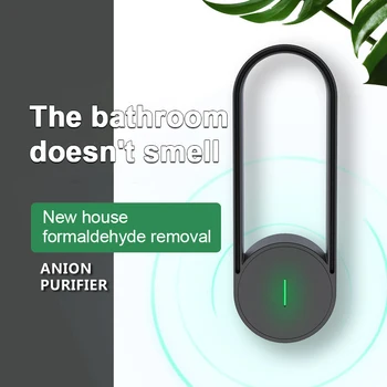 USB-очиститель воздуха для домашнего Офиса, очиститель отрицательных ионов, для удаления сигаретного дыма в ванной, Бытовая техника, мини Портативный Очиститель воздуха