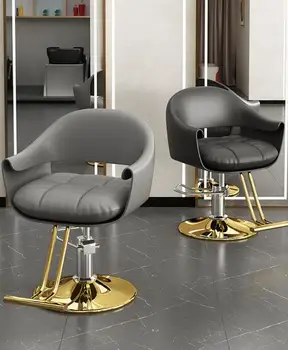 Вращающийся стул для стрижки Современный простой стул для парикмахерской