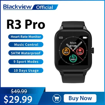 Blackview SmartWatch R3 Pro Сердечного Ритма Для Мужчин Для Женщин Спортивные Часы Монитор Сна Сверхдлинный Battrey для IOS Телефона Android