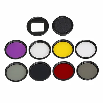 Для Спортивной экшн-камеры GoPro HERO5 Профессиональный 52-мм Фильтр объектива CPL UV ND8 ND2 Star 8 Красный Желтый FLD/Фиолетовый