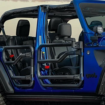 Трубчатая дверь из стального материала без зеркала для jeep для wrangler JL 2018 + автомобильные аксессуары Lantsun JL1260 4 двери