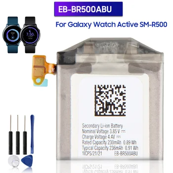 Сменный аккумулятор EB-BR500ABU для Samsung Galaxy Watch Active SM-R500 Аккумуляторная батарея 236 мАч