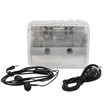 Портативный кассетный плеер с bluetooth-передатчиком, плеер walkman с FM-радио