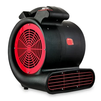 Универсальный вентилятор HP с 2 скоростями, воздуховод, Сушилка для ковров с 15-футовым шнуром питания, черный