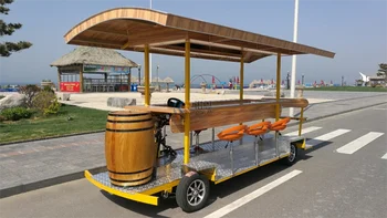 2023 Новый Электрический Экскурсионный Антикварный Автомобиль Винтажный Автобус Пивной Велосипед Prezzi Bar Mobile