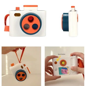 Детская игрушка-камера, подарок на день рождения для цветопередачи с многоцветным объективом