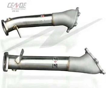 CENDE Высококачественная 3-дюймовая Выхлопная труба из нержавеющей стали без Катушек для Nissan GTR R35 2008 +
