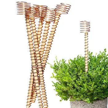 Колья для растений, 6 шт., электрокультурные колья для растений с палочками, Зеленая растительная палочка для выращивания садовых растений и овощей