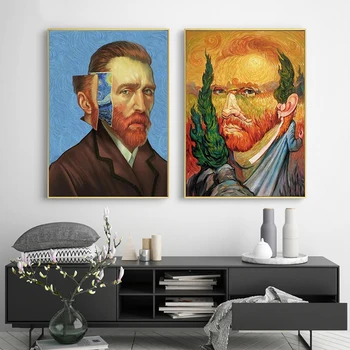 Знаменитая картина Меланхолия Ван Гога Холст Плакаты и принты для современного абстрактного настенного искусства Картины для гостиной домашнего декора
