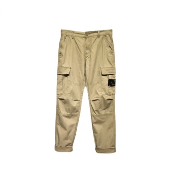 Мужские брюки Stoney в европейском и американском стиле, брендовые однотонные брюки-карго с несколькими карманами, уличная одежда в стиле хип-хоп