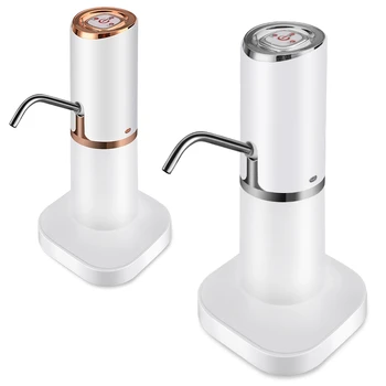 Распределитель водяной помпы Насос для бутылок с водой Мини-электрический насос для воды с бочкой Зарядка от USB Автоматический переносной переключатель для бутылок