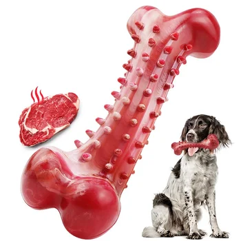 Собачьи костяные игрушки с ароматом, похожим на собачий, для чистки зубов, для жевания коренных зубов, подарок для средних и крупных собак