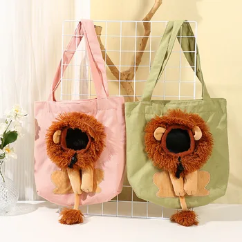 Рюкзак для домашних животных, Модная Холщовая сумка на плечо, Милая сумка для кошек, Повседневный и непринужденный Рюкзак для моделирования животных, Маленькая собака