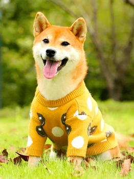 Firewood dog прекрасный осенне-зимний свитер, сетчатые комплекты, Новогодний праздник, фестиваль, теплая красная одежда для собак, вязание домашних животных