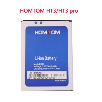 Новый Аккумулятор емкостью 3000 мАч для HOMTOM HT3 Аккумулятор для HOMTOM HT3 Pro Bateria Замена Аккумуляторов для мобильных телефонов