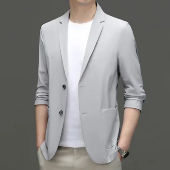 5804-мужская новая корейская модная профессиональная куртка для делового отдыха, костюм в роскошном стиле
